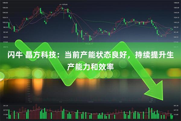 闪牛 晶方科技：当前产能状态良好，持续提升生产能力和效率