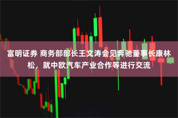富明证券 商务部部长王文涛会见奔驰董事长康林松，就中欧汽车产业合作等进行交流